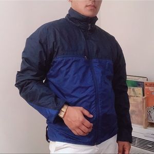 Marmot blue light wind breaker with fleece